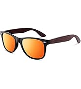 WEAROYO Wood Sunglasses for Men Women Polarized,Lightweight Shady Rays Sun Glasses for Driving