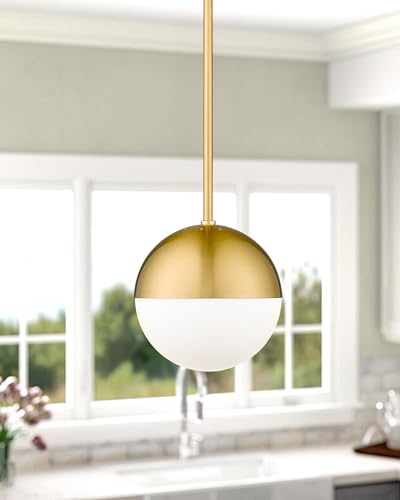Lms Modern Pendant Lighting Gold Globe Pendant Light Fixture thumb #1