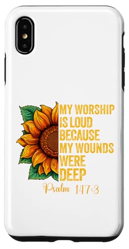My Worship is loud Because my wounds was deep psalm 147:3 �X�}�z�P�[�X iPhone XS Max �p