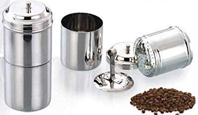 Stainless Steel Galaxy Handal Filter Coffee Maker, Tea Pot/Coffee Kettle Size-2-500 ml Set of-1 PCS