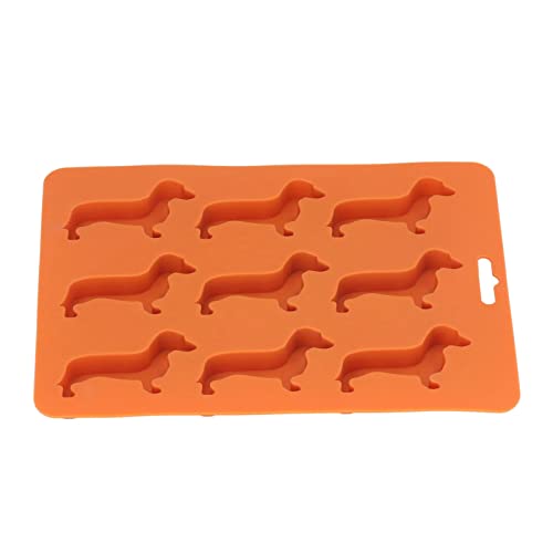 Molde para cubitos de hielo en silicona con forma de perro miniatura 7