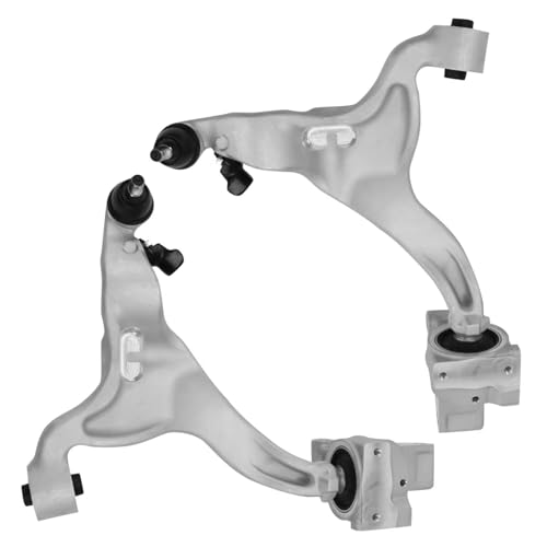 Image of Detroit Axle - 8pc Front End Kit for 2007-2008 INFINITI G35 2009-2013 G37 2011-2012 G25 2015 Q40 [AWD Sedan], 4 Upper and Lower Control Arms with Ball Joint 2 Outer Tie Rods 2 Sway Bars Replacement