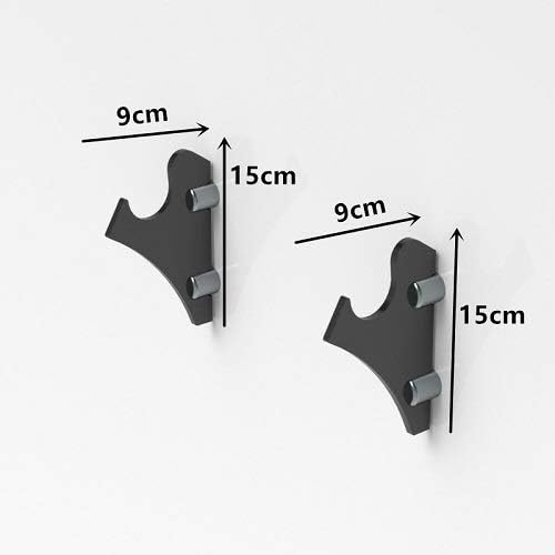 Miniatura 2 de WANLIAN Estante para sable de luz, estante para sable de luz montado en la pared, adecuado para espadas, 1 par de sables de luz