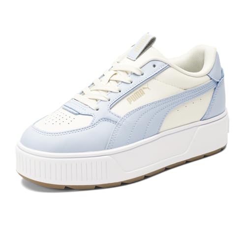PUMA Womens Karmen Rebelle Platform Sneakers Shoes Casual - Off White - Size 11 M2