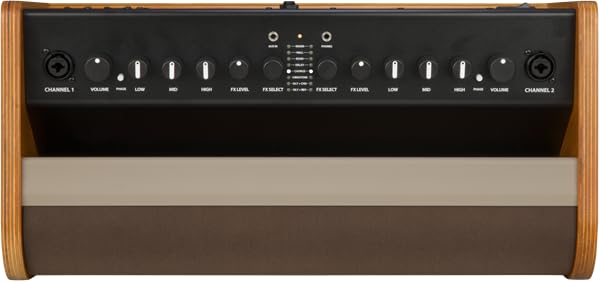Fender Acoustic 100 Gitarrenverstärker, Akustik Amp mit Mikrofon, 100W