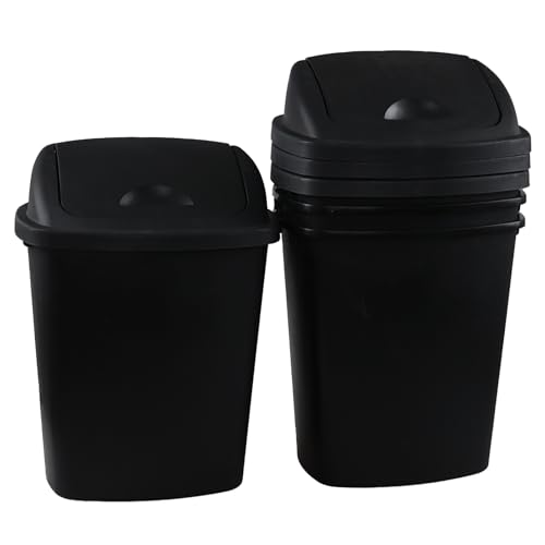 4 Pack Canecas de Basura Medianas 8 Galones con Tapa