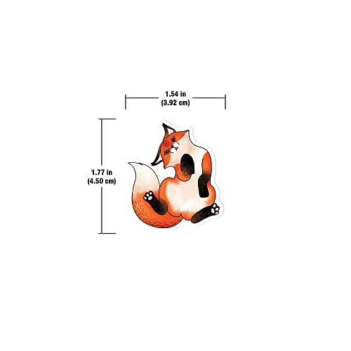 Image of WIRESTER Set of 2 Fresh Scented Car Air Freshener Vent Clip, Decorative Accessories, Interior Decoration for Cars, Dog, Cat, Fox, Frog, Raccoon, Pig Funny Playful Postures