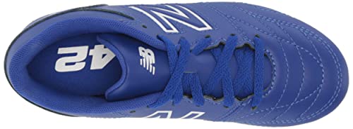 New Balance Boy's 442 V2 Academy Fg Junior Soccer Shoe, Uv Blue/White, 4.5 Wide Big Kid #TOP4
