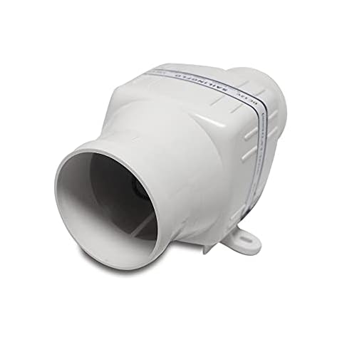 SAILINGFLO 3" In-line Marine Bilge Air Blower 12V 130CFM Centrifugal Bilge Fan (3") Cover