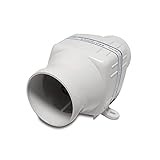 SAILINGFLO 3' In-line Marine Bilge Air Blower 12V 130CFM Centrifugal Bilge Fan (3')