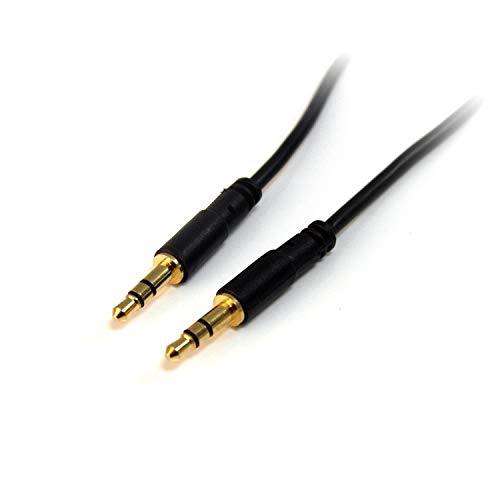 Cable de audio estéreo mini-jack 3.5mm 15 pies miniatura 1