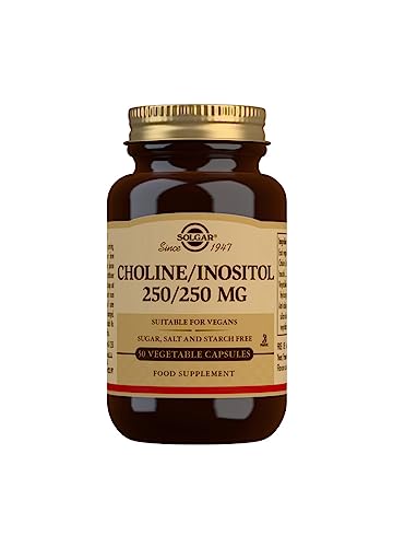 Solgar Choline/Inositol | Salud Cerebral y Cognitiva | 50 Cápsulas