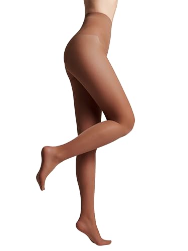 Collants semi-opaques anti-marques taille haute avec boxer bikini en dentelle souple