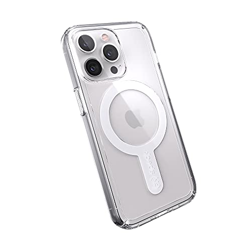 Speck MagSafe Case for iPhone 13 Pro - Drop & Camera Protection Clear Phone Case Wireless Charging Compatible - Clear/Clear