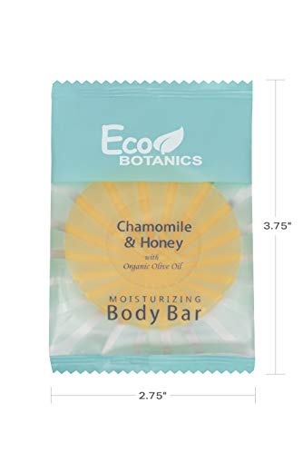 Eco Botanics Travel-Size Hotel Body Bar Soap, 0.89 Oz (Case Of 500) #TOP3