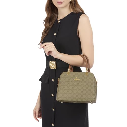 Image of Lavie Women's Neeza 3C Satchel Bag for Women | Satchel Handbag for Work | Ladies purse | Stylish Shoulder Bag | Gift for Women