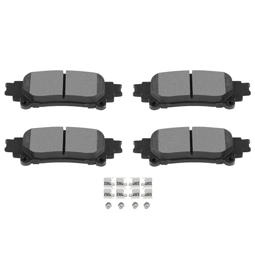 Image of SCITOO D1391 Rear Ceramic Brake Pads Sets Fit For Lexus GS200t / GS300 / GS350 / IS200t / IS250 / IS300 / IS350 / RC200t / RC300 / RC350 / RX350,For Toyota Highlander,For Toyota Sienna | For Lexus 2010-2020,For Toyota 2011-2020