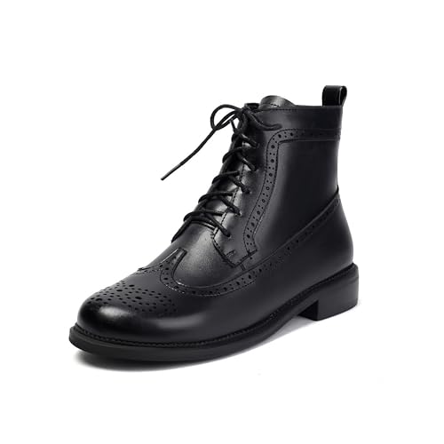 Best Boots for Sorceress D2r: Top Picks Revealed 13 SEIFIN Women's Wingtip Oxford Boot Combat Boots Side Zip Ankle Motorcycle Boots Dressy Lace Up Wingtip Brogue Short Booties,Black,US11.5