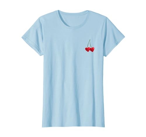 Kirschen Herz Liebe Obst Frucht Cherries Valentinstag Cherry T-Shirt