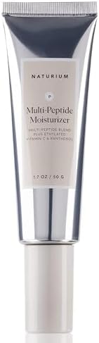 Naturium Multi-Peptide Moisturizer, Hydrating & Smoothing Skin Care, Moisturizes with Ethylated Vitamin C & Panthenol, 1.7 oz