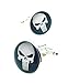 Gemelolandia Magglass Manschettenknöpfe für Hemden Der Punisher II Original Manschettenknöpfe für Hemden | für Männer und Jungen | Geschenke für Hochzeiten | Kommunionen | Taufen