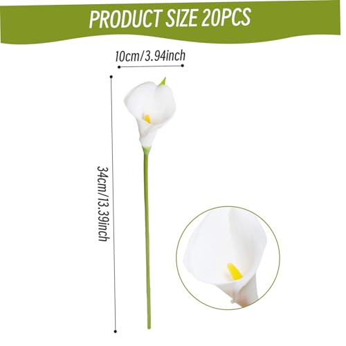 Fleurs de lys artificielles Calla pour décorations de mariage et bouquets de table élégants