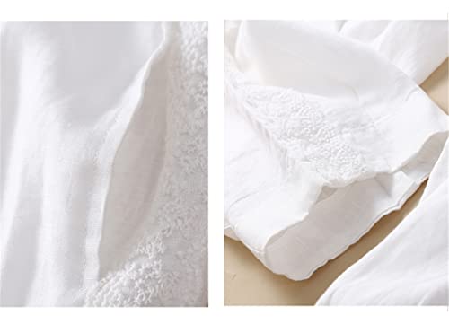 Women's Lace Elastic Waist Harem Loose Pocket Trousers3