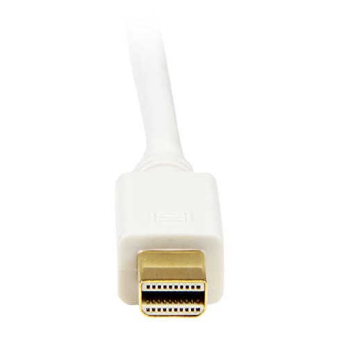 StarTech.com 3 ft Mini DisplayPort to DVI Adapter Cable - Mini DP to DVI Video Converter - MDP to DVI Cable for Mac / PC 1920x1200 - White (MDP2DVIMM3W) - Thumbnail 4