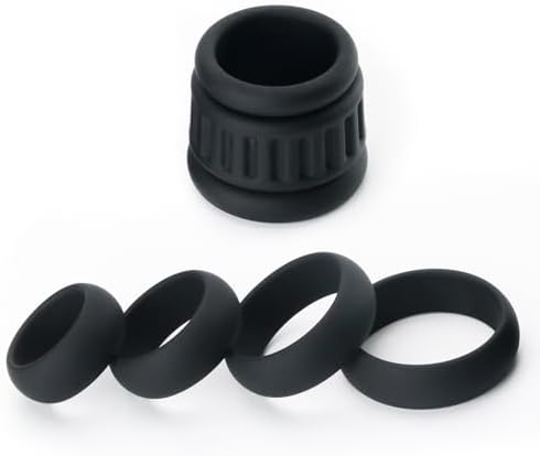 6-Piece Silicone Cock Ring Set, Penis Ring and Ball Stretcher for Men — 사진 3