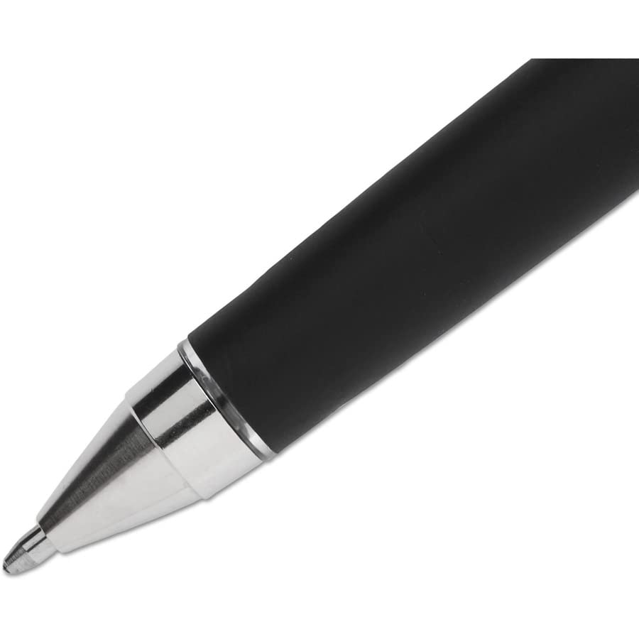 Bolígrafo gel retráctil Uni-Ball 207 Impact negro grueso