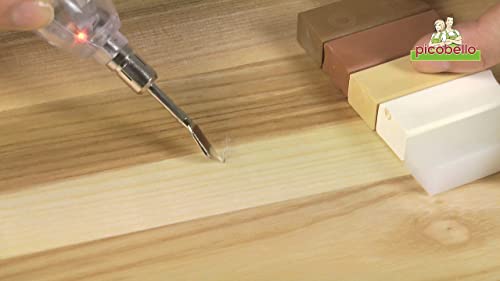 Picobello Holz Reparatur Set, Premium - Parkett Laminat Möbel Treppen für lackierte Oberflächen, G61403