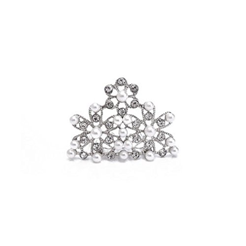 Utopiat Mini Pearl Tiara Hair Piece for Girls | Inspired by Breakfast at Tiffany's