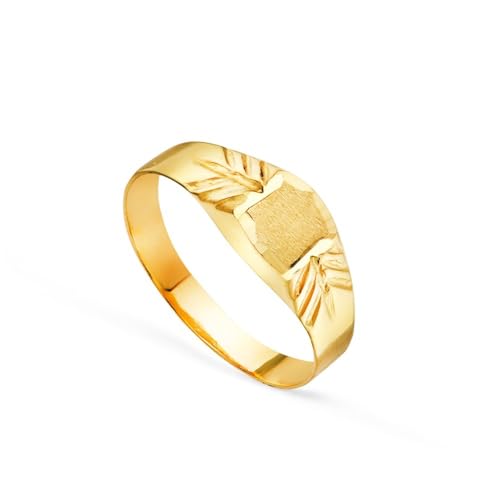 Inmaculada Romero IR Sello Oro 18k bebé hueco cuadrado tallada zona grabado 4 x 4mm.. Grabación incluida en precio - Personalizable - GRABACIÓN INCLUIDA EN EL PRECIO