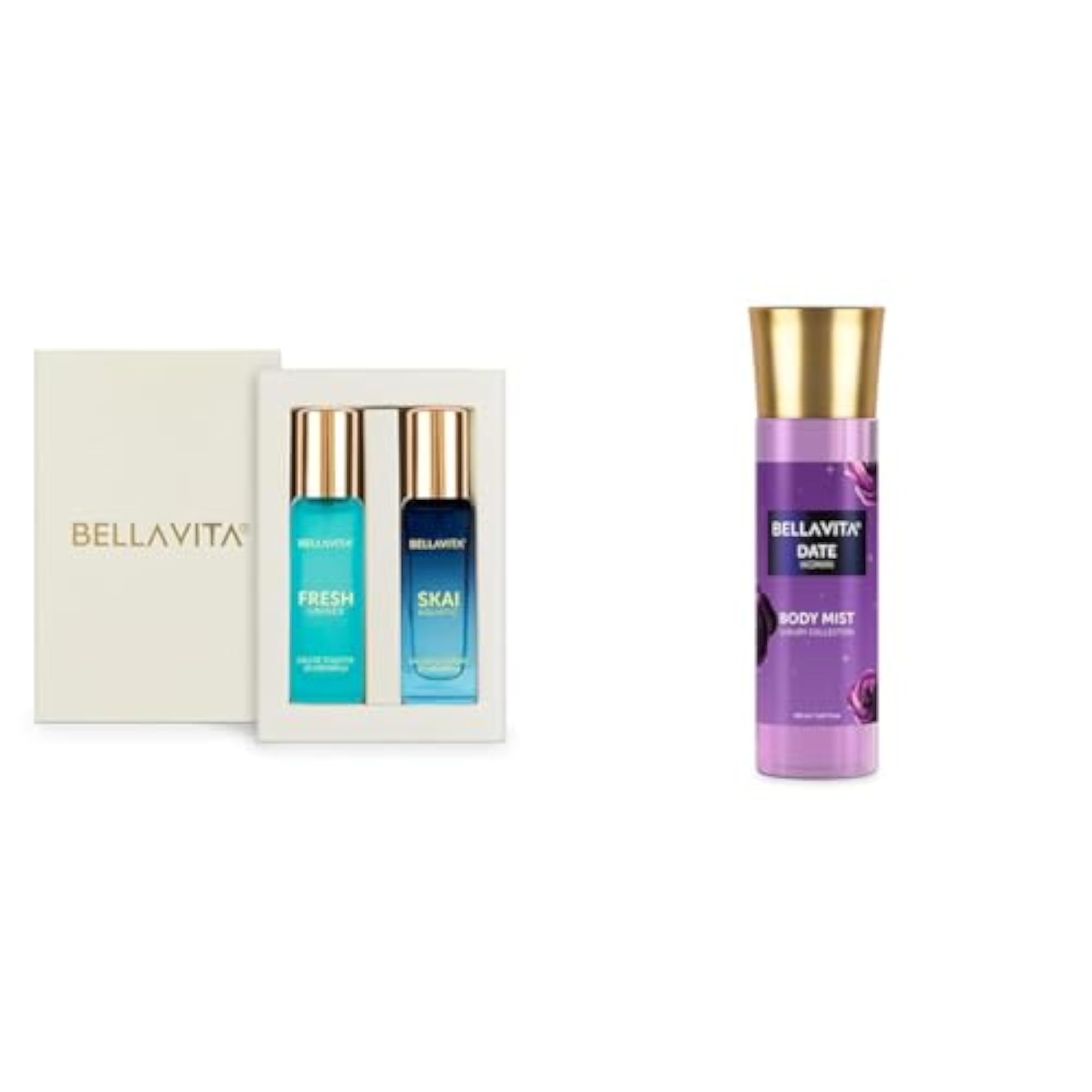 Skai Aquatic EDC & Fresh EDT Unisex Combo, 20ml Each