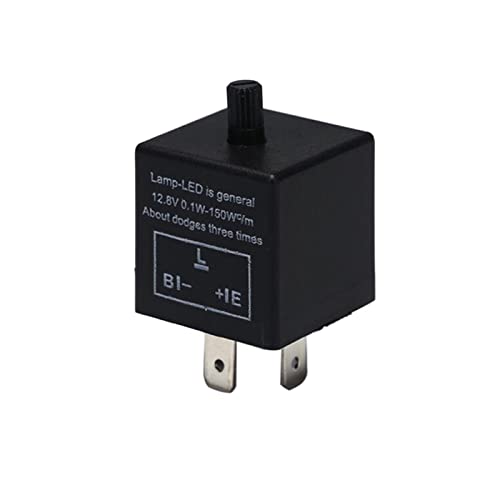 Centrale clignotant LED 12V ajustable CF14 3 pin blinker relay auto - 6