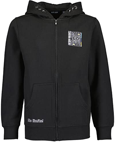 Blue Seven Teenager Jungen Sweatjacke mit Kapuze Sports 999 - SCHWARZ 164 Cover