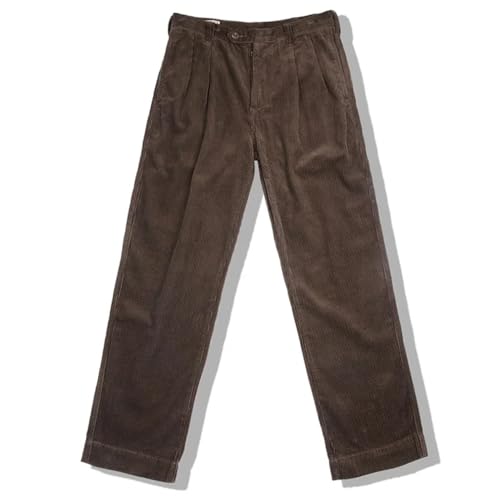 Bciopll Fall Winter Corduroy Pants for Men America Style Retro Casual Straight Leg Overalls Thick Trousers3