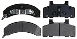 ACDelco 14D215M Advantage Semi-Metallic Front Disc Brake Pad Set with Wear Sensor