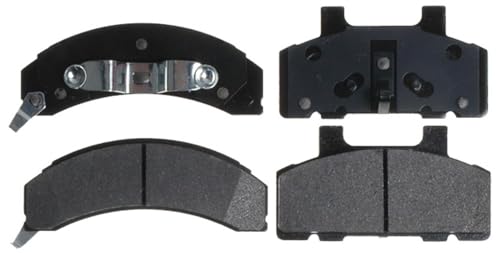 ACDelco Silver 14D215M Semi-Metallic Front Disc Brake Pad Set with Wear Sensor
