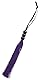 Sex & Mischief Small Rubber Whip - Purple, 1er Pack
