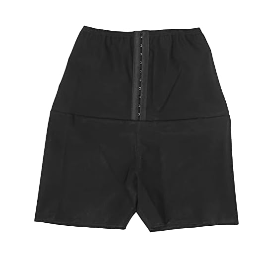 Pantalones Cortos de Sauna para Mujer, Mallas de Yoga, Pantalones Cortos de Entrenamiento de Neopreno Térmico, Pantalones Cortos Adelgazantes de Cintura Alta para Entrenamiento de Compresión,(B)