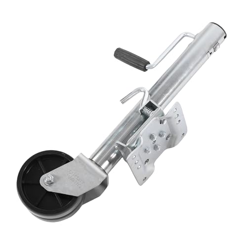 RiToEasysports Gato Giratorio de Alta Resistencia para Remolque de Barco, Capacidad de 1500 Libras con Rueda de 360 ​​Grados, Construcción de Acero para Remolques Utilitarios para Caballos RV