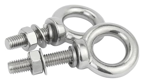 Tuercas de ojo de elevación M6 tornillo de anillo de acero inoxidable juego de pernos de ojo 7