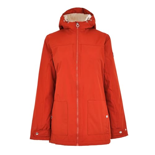 Regatta Bergonia II Waterproof Taped Seams Insulated Hooded Jacket - Burnt Tikka, 10
