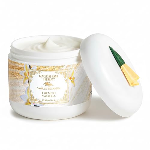 Camille Beckman Glycerine Hand Therapy Cream, French Vanilla, 8 oz