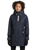 Khujo Jerry Prime5 Structured Damen Wintermantel navy