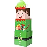 Les boîtes de Noël sont idéales pour les cadeaux décorations de Noël. Vous pouvez les utiliser pour décorer le sapin ou ranger vos cadeaux pour les fêtes.