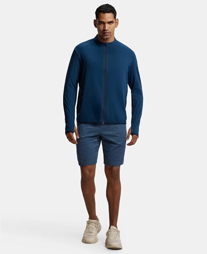 Image of Jockey SP17 Men's Soft Touch Microfiber Elastane Stretch Thumbhole Jacket with Stay Dry Treatment