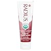 Radius USDA Organic Gel Toothpaste, Non Toxic, Designed to Improve Gum Health and Reduce the Risk Gum Disease, Red, Clove Cardamom, 3 Ounce (Pack of 1)