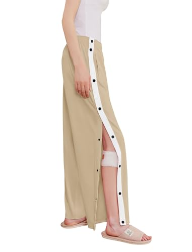 Pantalon de survêtement détachable femme boutons-pression Deyeek